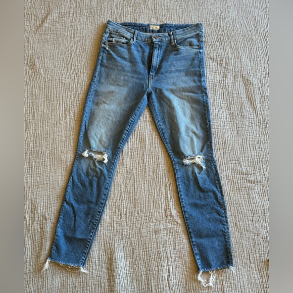 Mother High Waisted Looker Ankle Fray sz 30 - Picture 5 of 14